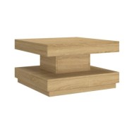 Table basse Marron clair 60x60x35 cm MDF