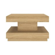 Table basse Marron clair 60x60x35 cm MDF