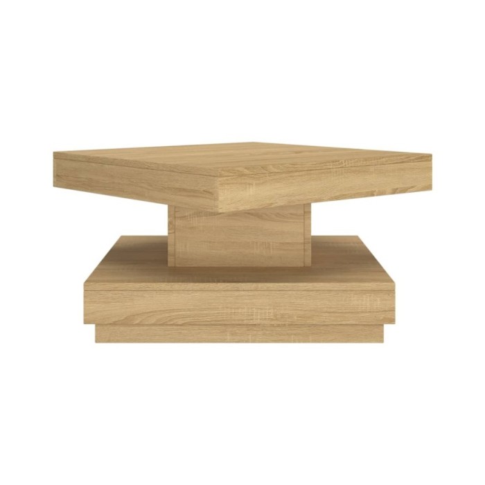 Table basse Marron clair 60x60x35 cm MDF