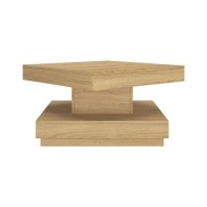 Table basse Marron clair 60x60x35 cm MDF