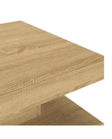 Table basse Marron clair 60x60x35 cm MDF