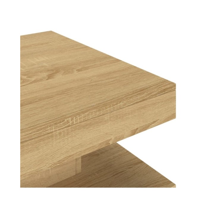 Table basse Marron clair 60x60x35 cm MDF