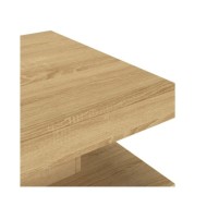 Table basse Marron clair 60x60x35 cm MDF