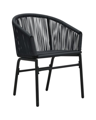 Banc de jardin 145,5 cm Plastique Anthracite