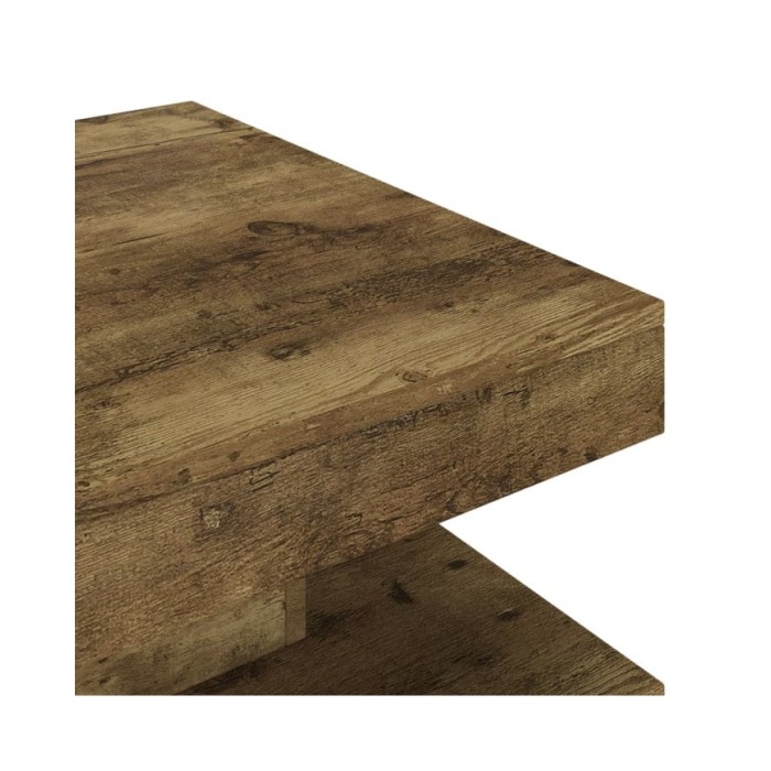Table basse Marron foncé 60x60x35 cm MDF