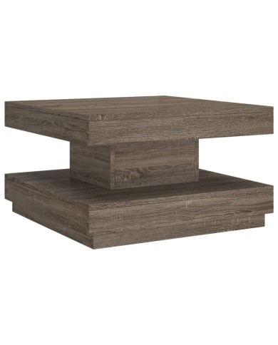 Table basse Gris 60x60x35 cm MDF