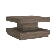 Table basse Gris 60x60x35 cm MDF