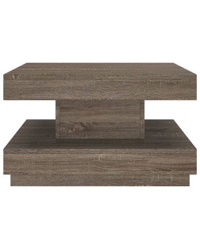 Table basse Gris 60x60x35 cm MDF