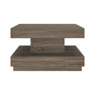 Table basse Gris 60x60x35 cm MDF