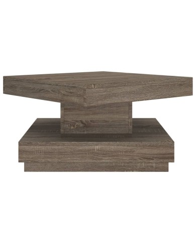 Table basse Gris 60x60x35 cm MDF