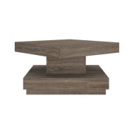 Table basse Gris 60x60x35 cm MDF