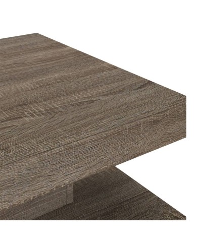 Table basse Gris 60x60x35 cm MDF