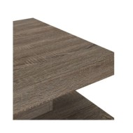 Table basse Gris 60x60x35 cm MDF