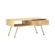 Table basse 95x50x42 cm Bois de manguier massif