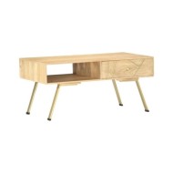 Table basse 95x50x42 cm Bois de manguier massif
