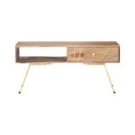 Table basse 95x50x42 cm Bois massif