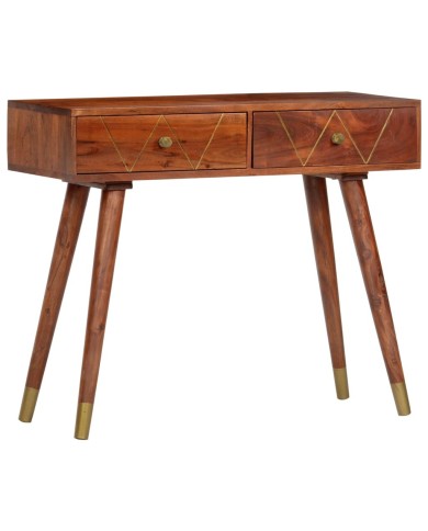 Table console 90x35x76 cm Bois d'acacia massif