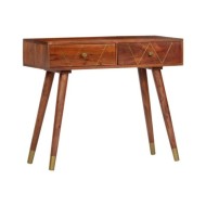 Table console 90x35x76 cm Bois d'acacia massif