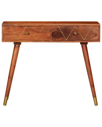 Table console 90x35x76 cm Bois d'acacia massif