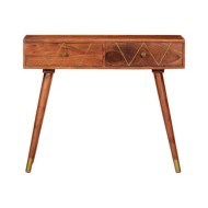 Table console 90x35x76 cm Bois d'acacia massif