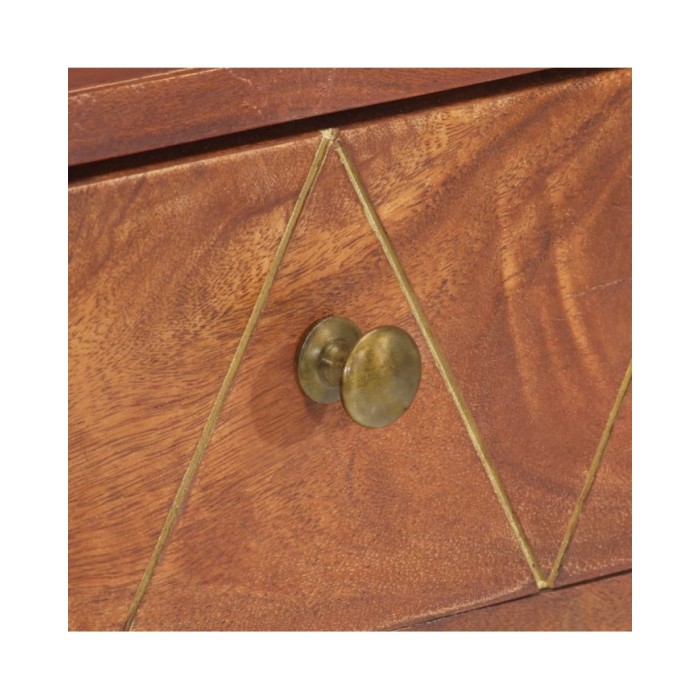 Table console 90x35x76 cm Bois d'acacia massif