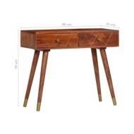 Table console 90x35x76 cm Bois d'acacia massif