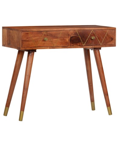 Table console 90x35x76 cm Bois d'acacia massif