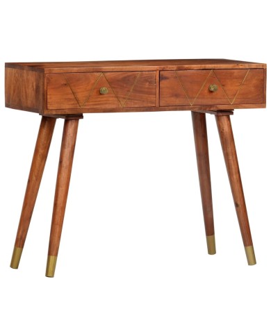 Table console 90x35x76 cm Bois d'acacia massif