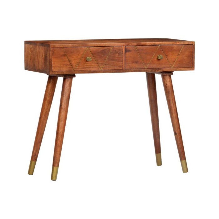 Table console 90x35x76 cm Bois d'acacia massif