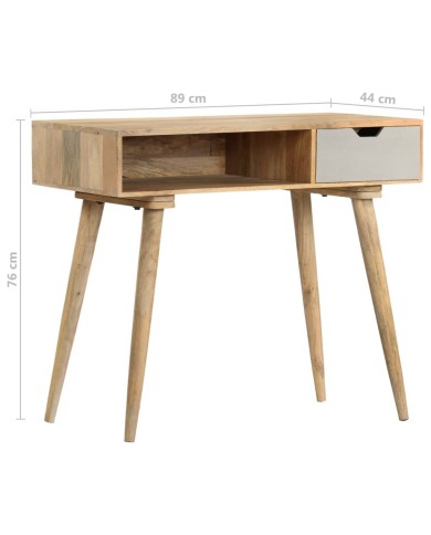 Table console 89x44x76 cm Bois de manguier massif