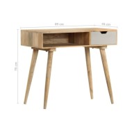 Table console 89x44x76 cm Bois de manguier massif