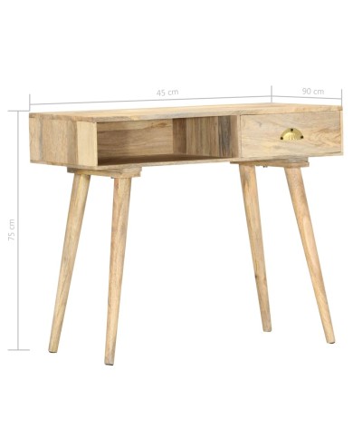 Table console 90x45x75 cm Bois de manguier massif