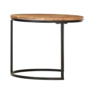 Tables gigognes 2 pcs Bois d'acacia massif
