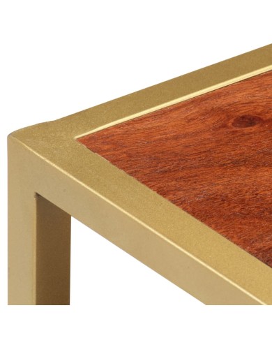 Table basse 90 x 50 x 40 cm Bois d'acacia massif