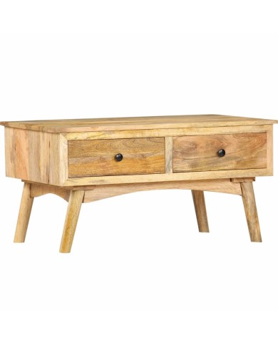 Table basse 82x52x42 cm Bois de manguier massif