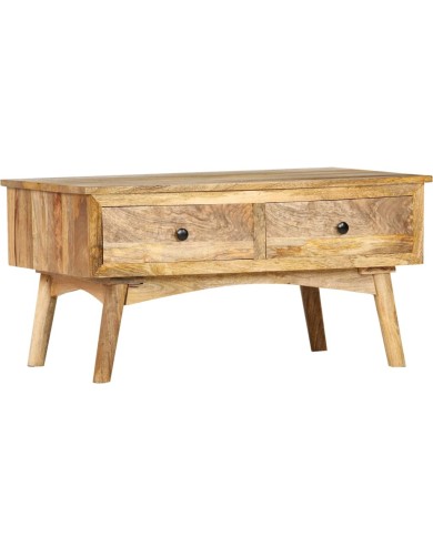 Table basse 82x52x42 cm Bois de manguier massif