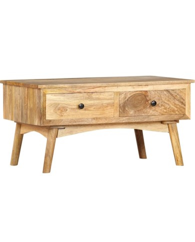 Table basse 82x52x42 cm Bois de manguier massif