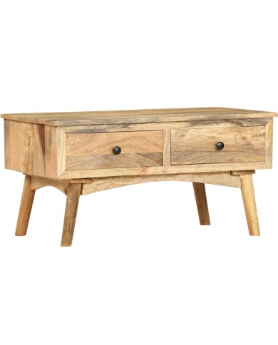 Table basse 82x52x42 cm Bois de manguier massif