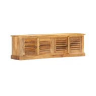 Banc de rangement 128 cm Bois de manguier massif