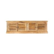 Banc de rangement 128 cm Bois de manguier massif
