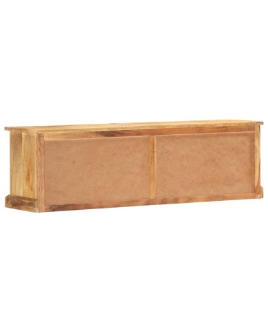 Banc de rangement 128 cm Bois de manguier massif