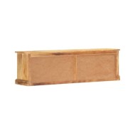 Banc de rangement 128 cm Bois de manguier massif