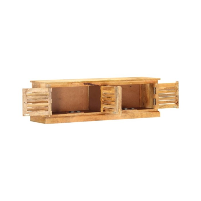 Banc de rangement 128 cm Bois de manguier massif