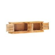 Banc de rangement 128 cm Bois de manguier massif