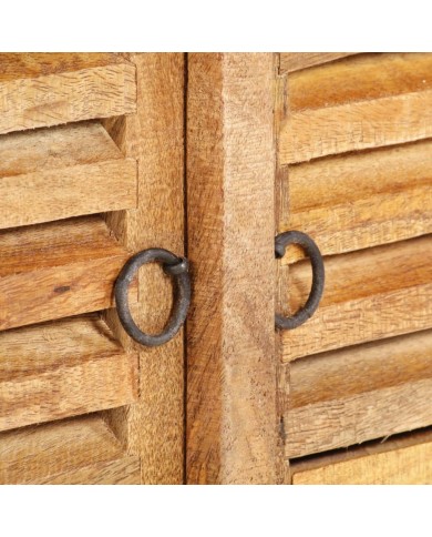 Banc de rangement 128 cm Bois de manguier massif