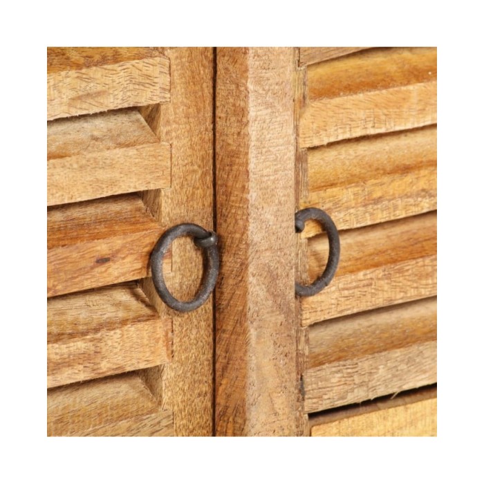 Banc de rangement 128 cm Bois de manguier massif
