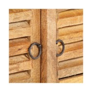Banc de rangement 128 cm Bois de manguier massif