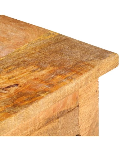 Banc de rangement 128 cm Bois de manguier massif