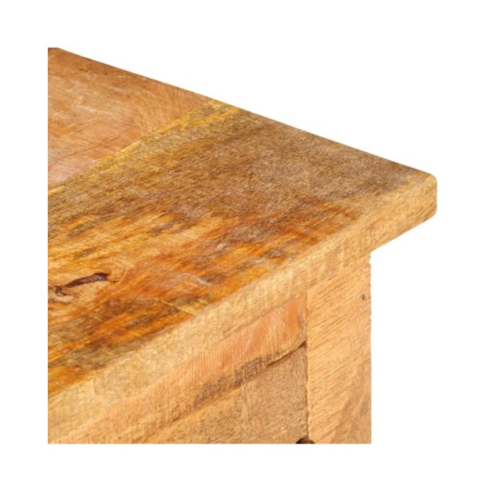 Banc de rangement 128 cm Bois de manguier massif