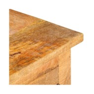 Banc de rangement 128 cm Bois de manguier massif